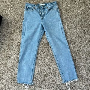 Levi wedgie denim